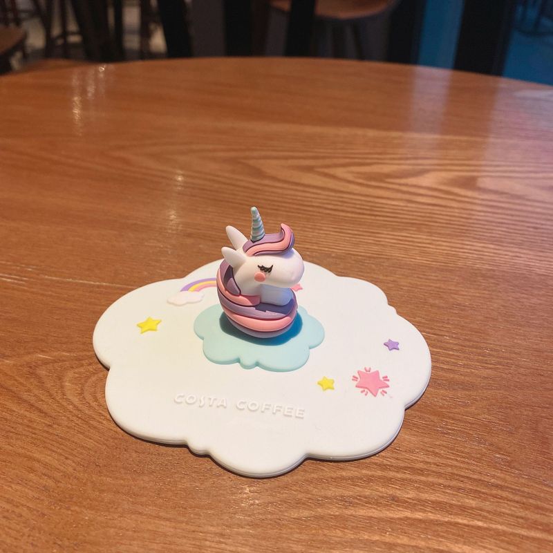 老虎硅胶杯盖咖啡杯防尘盖子卡通松鼠圆形杯盖陶瓷杯盖配件|undefined