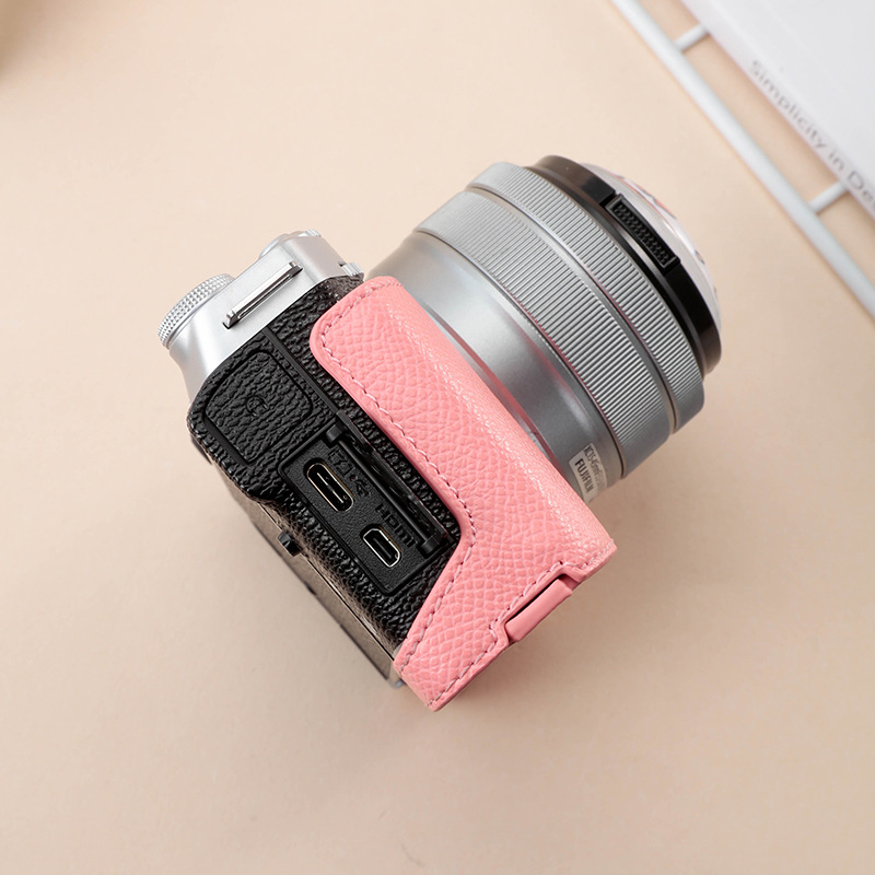 후지 XM5 카메라 케이스 가죽 케이스 X-M5 기본 카메라 케이스 보호 케이스