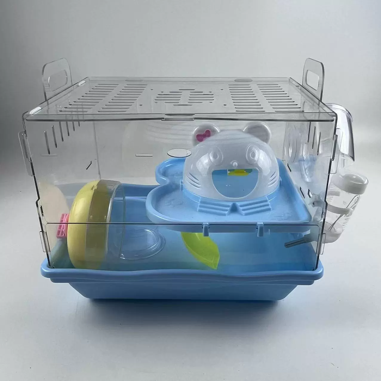 Клетка для хомяка акриал дешевая негабаритная вилла золотой медведь прозрачный ящик для кормления замок полный набор принадлежностей