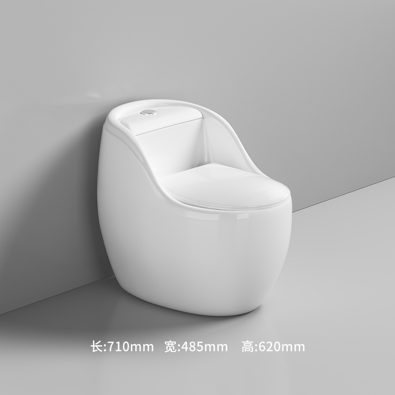 Hogar inodoro ultra-alto sifón inodoro mudo desodorante ahorro de agua tipo huevo gran diámetro baño inodoro