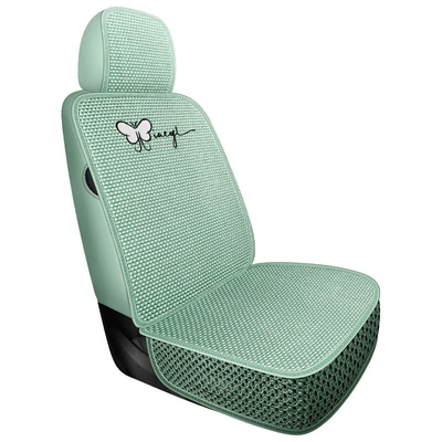 Cool pad — all-season breathable ice silk car cushion - single-seat-mint-green
