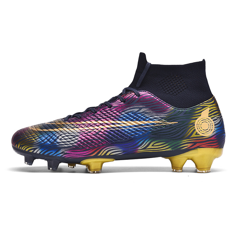 Directo de fábrica en stock zapatos de fútbol juvenil para hombres y mujeres al aire libre fútbol de uñas rotas transpirables zapatos de entrenamiento deportivo