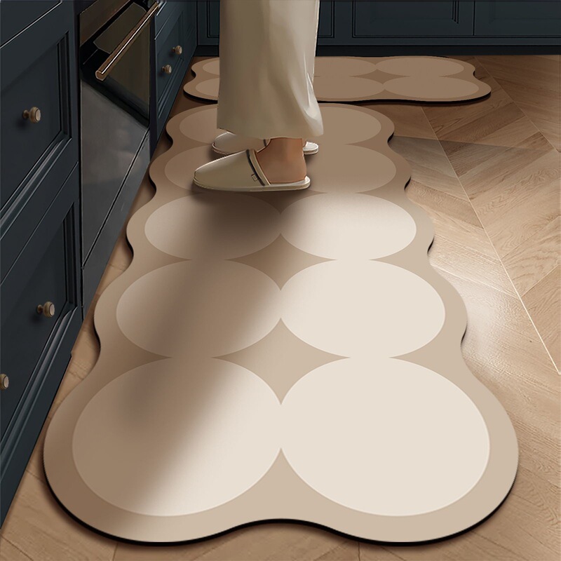 Simple Style Household Kitchen Diatomaceous Earth Floor Mat, Easy to Dry, Stain-Resistant, Wipeable, Water-Absorbent, Non-Slip Bathroom Mat Simple Style Household Kitchen Diatomaceous Earth Floor Mat, Easy to Dry, Stain-Resistant, Wipeable, Water-Absorbent, Non-Slip Bathroom Mat