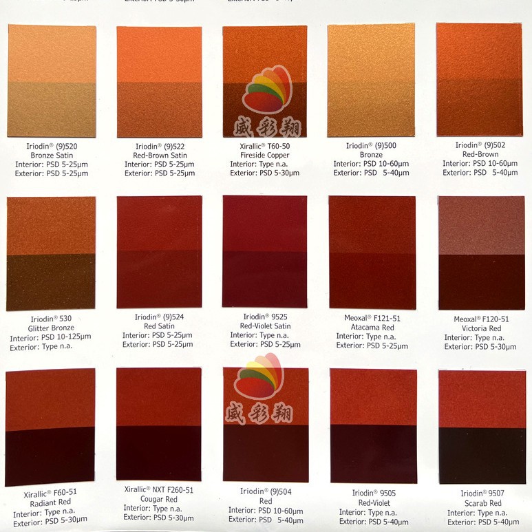 默克珠光粉IRIODIN 500 Bronze 油墨印刷油漆进口青铜珠光粉400目