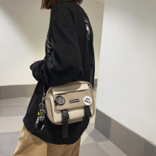 休闲男士单肩手机包日系街头工装斜挎包男潮牌睿营 潮挎包小包女