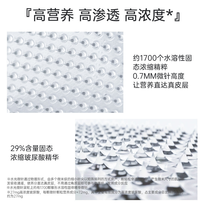 【现货】玻尿酸可溶微针滚轮促进吸收无痛水光美容院专用紧致提拉|undefined