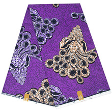 现货代发非洲蜡布双面涤纶几何印花面料african fabric外贸布料