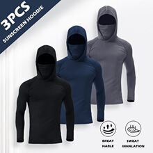 L 60053 Men's Sport Mask Hooded Jumpsuit Long Sleeve �˶���