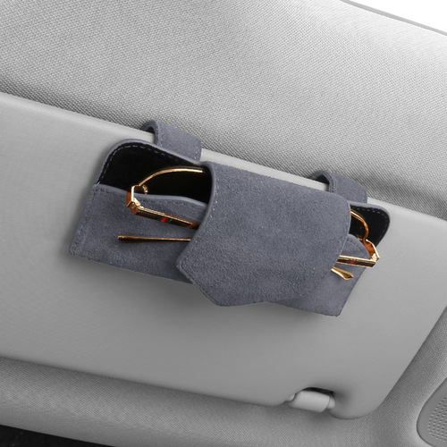 Car sun visor, car glasses clip, sunglasses case holder, in-car sunglasses storage clip, car accessories