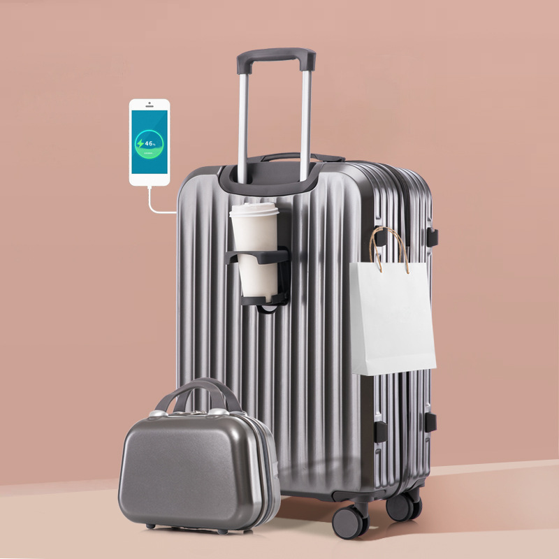 [Fábrica de selección estricta] explosión multifuncional de 20 pulgadas maleta silenciosa rueda universal caja de cifrado de alto valor de cara fuerte