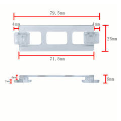 Tissue box accessories, chopstick cage, punch-free buckle, strong adhesive sheet storage rack, makeup storage box, nail-free hanging buckle