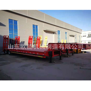Traction Flatbed Trailer Shandong Forklift Traction Trailer Transport Flatbed Trailer Tool Trailer Ouneng Delivery