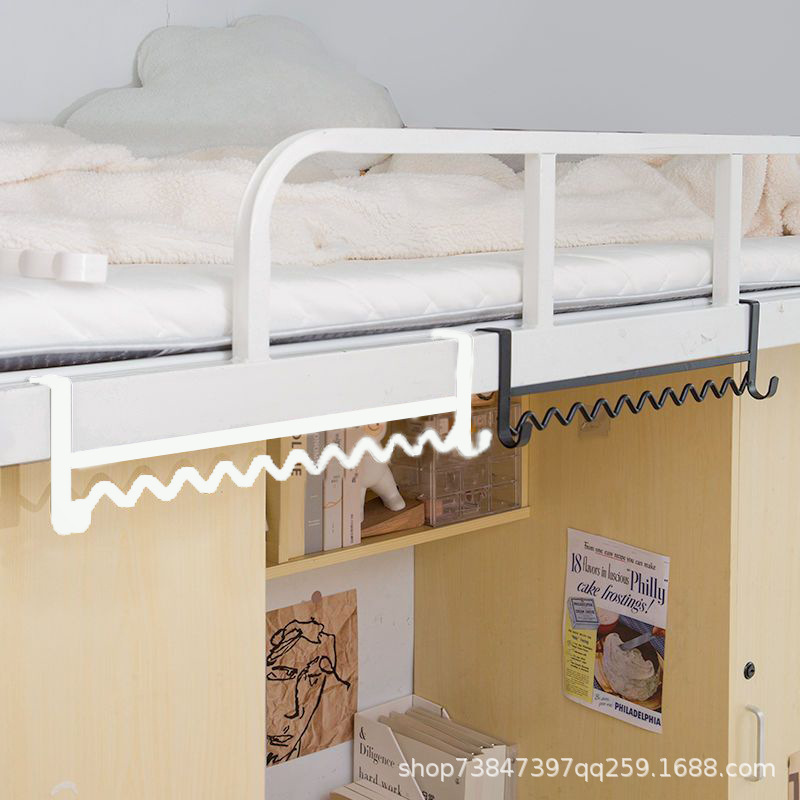 기숙사 웨이브 후크 [블랙] 1팩