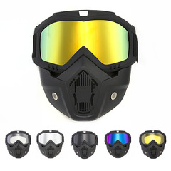 Cross-border motorcycle outdoor riding glasses retro Harley protective mask goggles off-road windproof helmet goggles