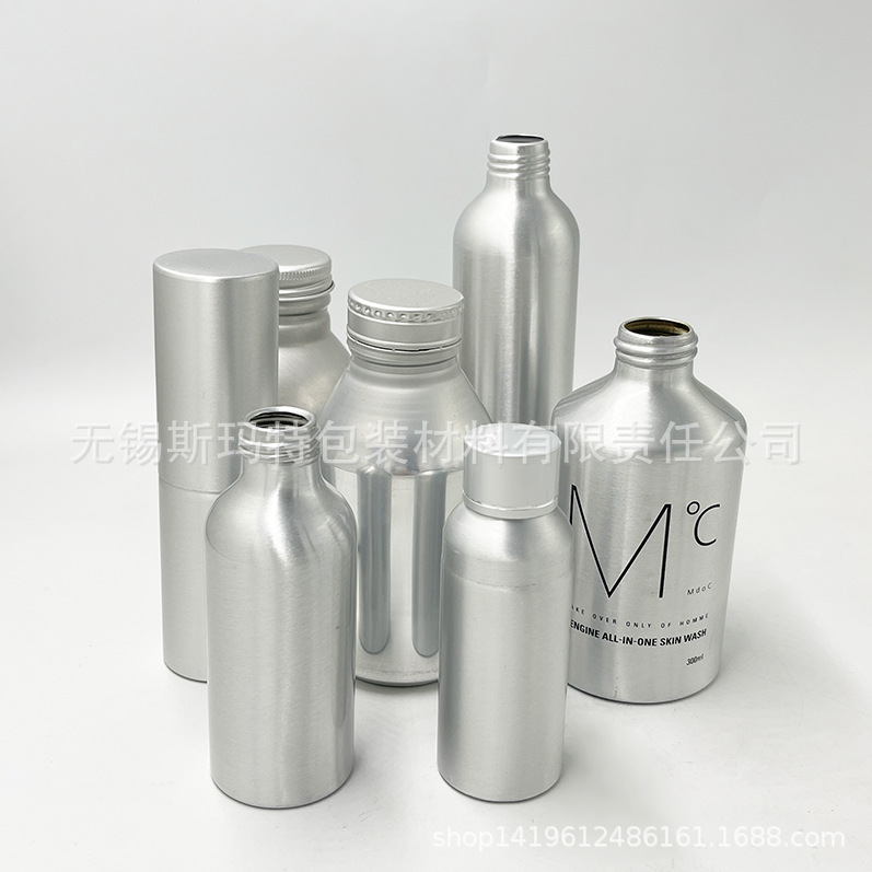 厂家供应100-300ml螺口铝瓶 可喷漆 印刷