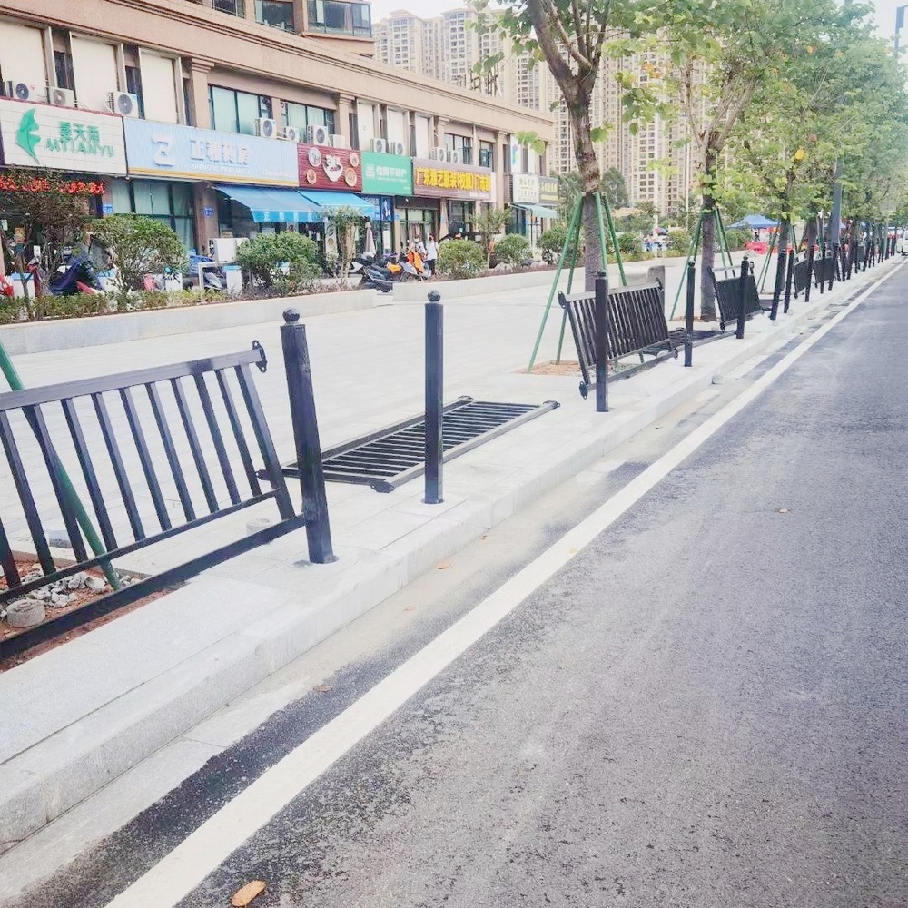 广州小蛮腰雕花市政护栏 城市人行道隔离防护栏3米长
