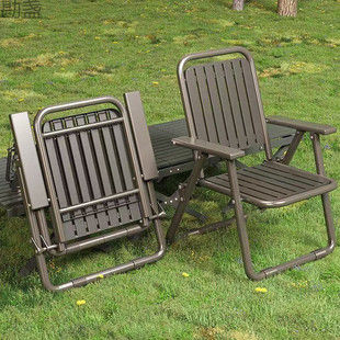 Outdoor Folding Chair Portable Camping Chair Courtyard Leisure Balcony Waterproof Backrest Chair Durable Folding Stool