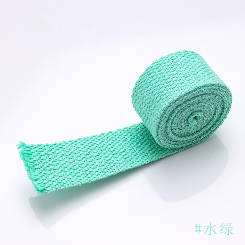 スポット卸売カラフルな無地ポリエステルウェビングベルトキャンバスバッグ荷物ショルダーストラップバンドル梱包ベルトアクセサリー