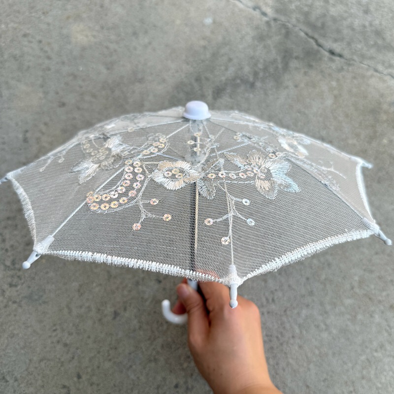 Children's Small Umbrella Toy, Mini Lace Umbrella Prop, Transparent Embroidered Umbrella, Runway Decoration, Photo Umbrella, Scenic Spot Toy Umbrella Children's Small Umbrella Toy, Mini Lace Umbrella Prop, Transparent Embroidered Umbrella, Runway Decoration, Photo Umbrella, Scenic Spot Toy Umbrella