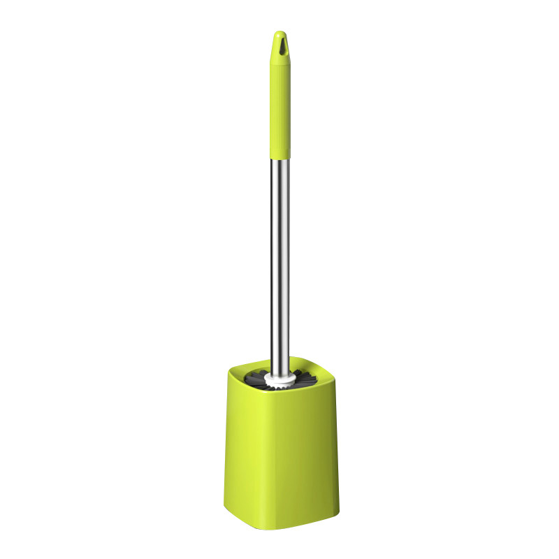 Toilette domestica bagno senza angoli morti con base e set di spazzole con manico lungo per la pulizia_voghion.com