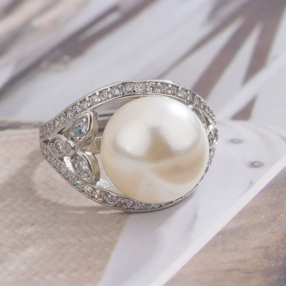 Xinqi Jewellery Pearl Кольцо для женщин высокого уровня простой и благородный бриллиант
