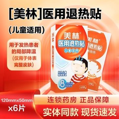 メリルリンチ 医療用解熱パッチ (子供用) 6 枚パック 子供用解熱パッチ 物理冷却と体感