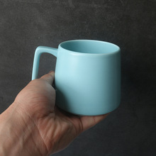 【某牌 孤品】SBK奶绿色马克杯【高端 新骨瓷】哑光青色杯子水杯