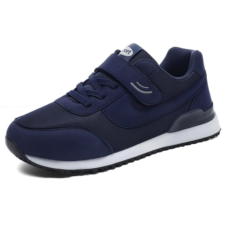 Otoño de mediana edad zapatos de mujer con suela suave, zapatos de caminar cómodos, zapatos deportivos casuales ligeros antideslizantes, zapatos de pie para hombres y mujeres.