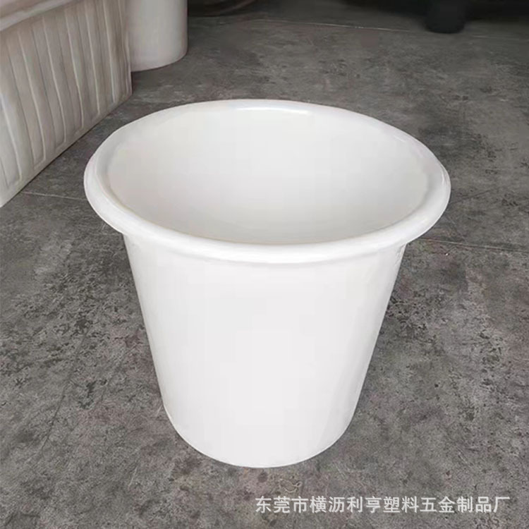 厂家供应PE牛筋加厚塑料圆桶 泡菜腌制酿酒白色水桶 发酵桶