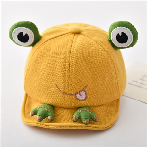 노란색을 따라 부드러운 개구리