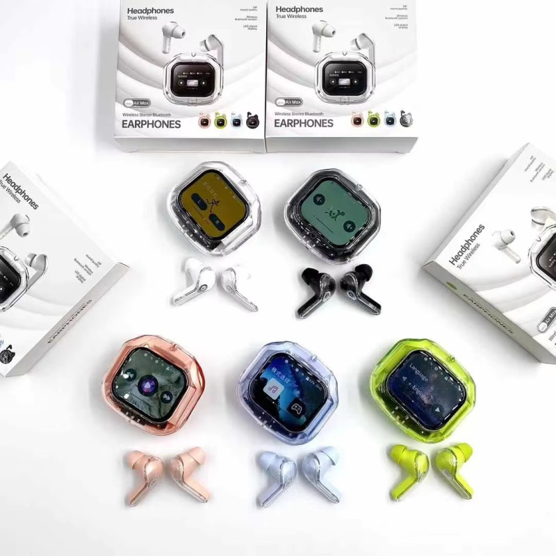 Smart Ai Translation Bluetooth Earphones Air39Pro with Lcd Display Screen Suitable for AirPods Pro 3