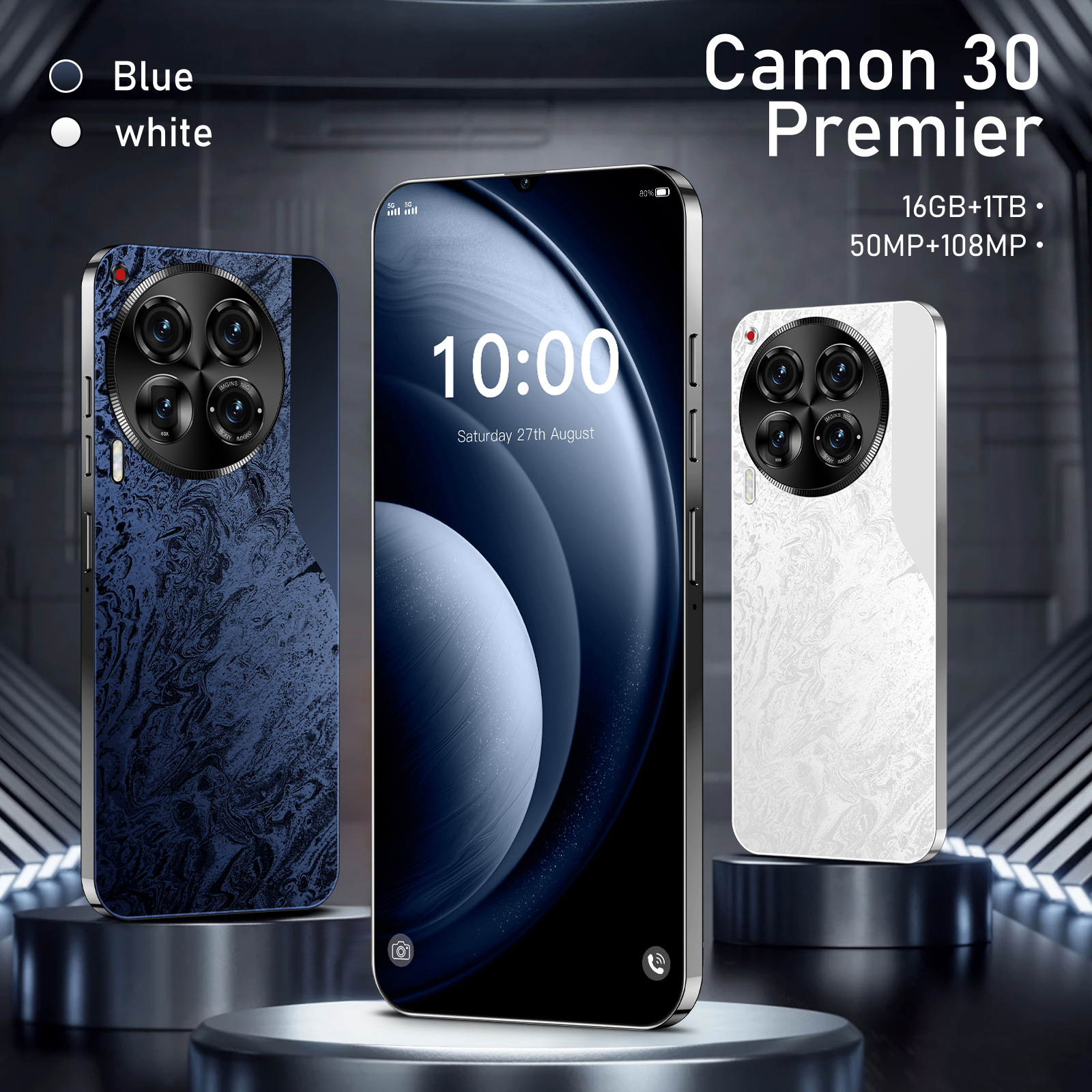 Transfronterizos dedicados a teléfonos inteligentes Camon30 pantalla ultra grande HD 16 + 1T teléfono móvil fuente precio de fábrica puede ser distribuido
