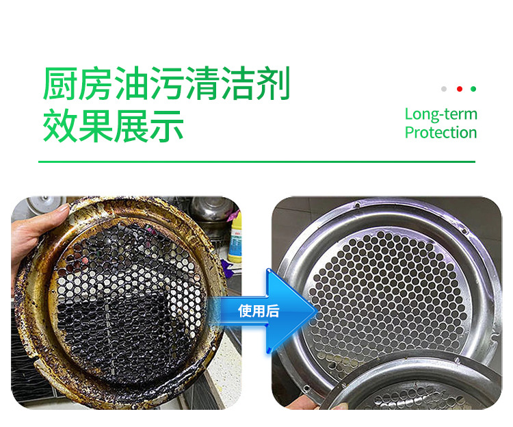 D1 厨房油污清洗剂使用效果图1