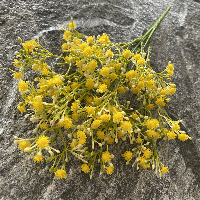 Idílico fresco 5-tenedor 150-cabeza mango pequeño ramo estrellado Estudio de tiro accesorios manojo simulación flores falsas
