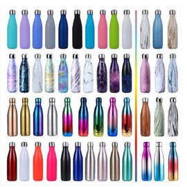 真空304不锈钢可乐瓶保温杯户外运动水杯创意杯子礼品百货批发