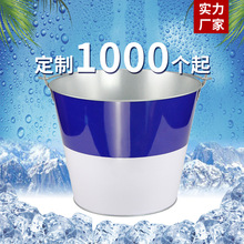 2021年装冰啤酒6只酒瓶装涂胶水5L水桶马口铁冰桶