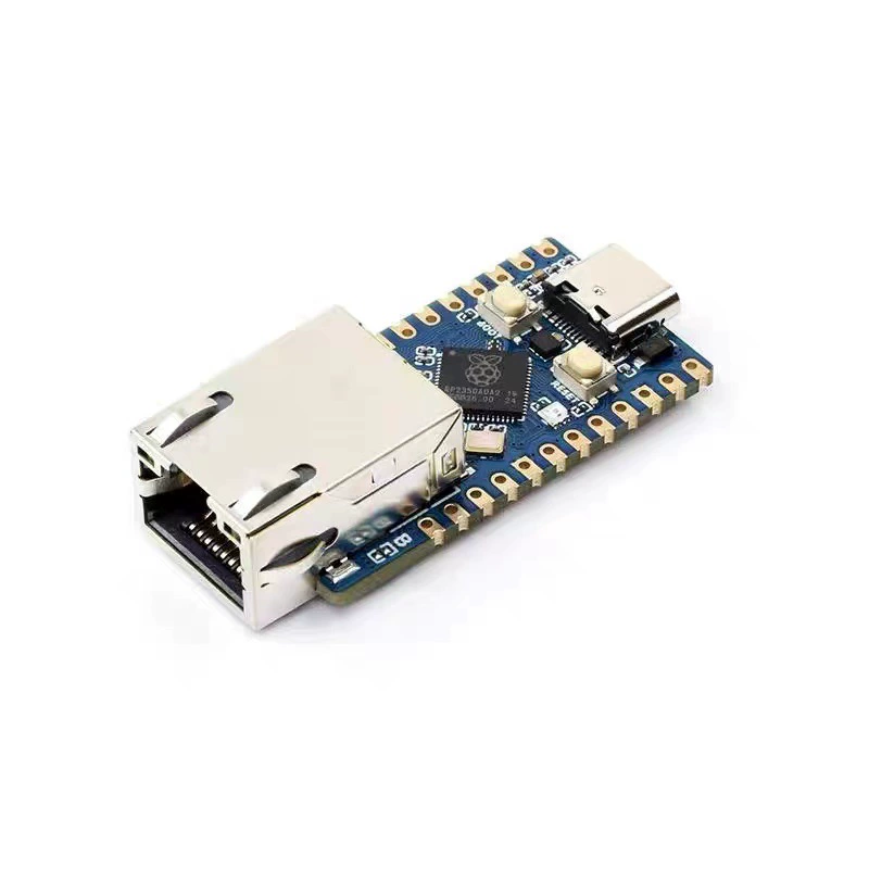 Микроконтроллерная плата разработки Ethernet Raspberry Pi RP2350-ETH, встроенный модуль RP2350 с сетевым портом