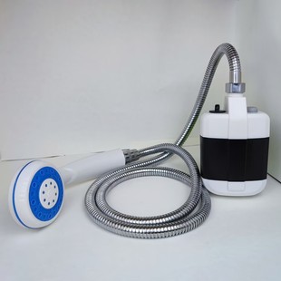 USB Rechargeable Shower Head Outdoor Bathing Artifact Household Electric Shower Dormitory Rental Rural Portable Simple
