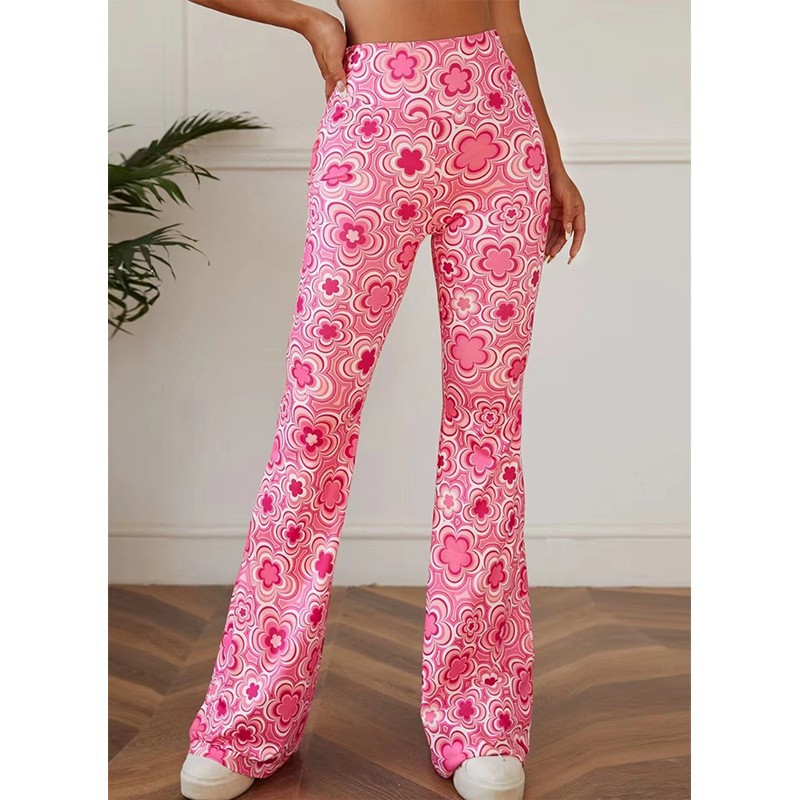 Women's Daily Street Casual Flower Full Length Printing Casual Pants display picture 3