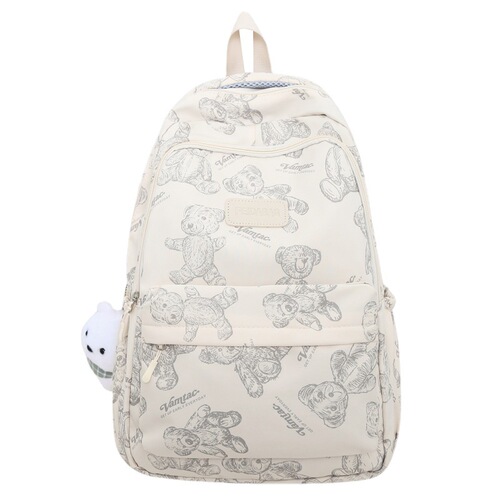 Japanese-style casual middle school double-shoulder backpack primary school reduced burden backpack for middle school students, Ins high-quality backpack, waterproof bag