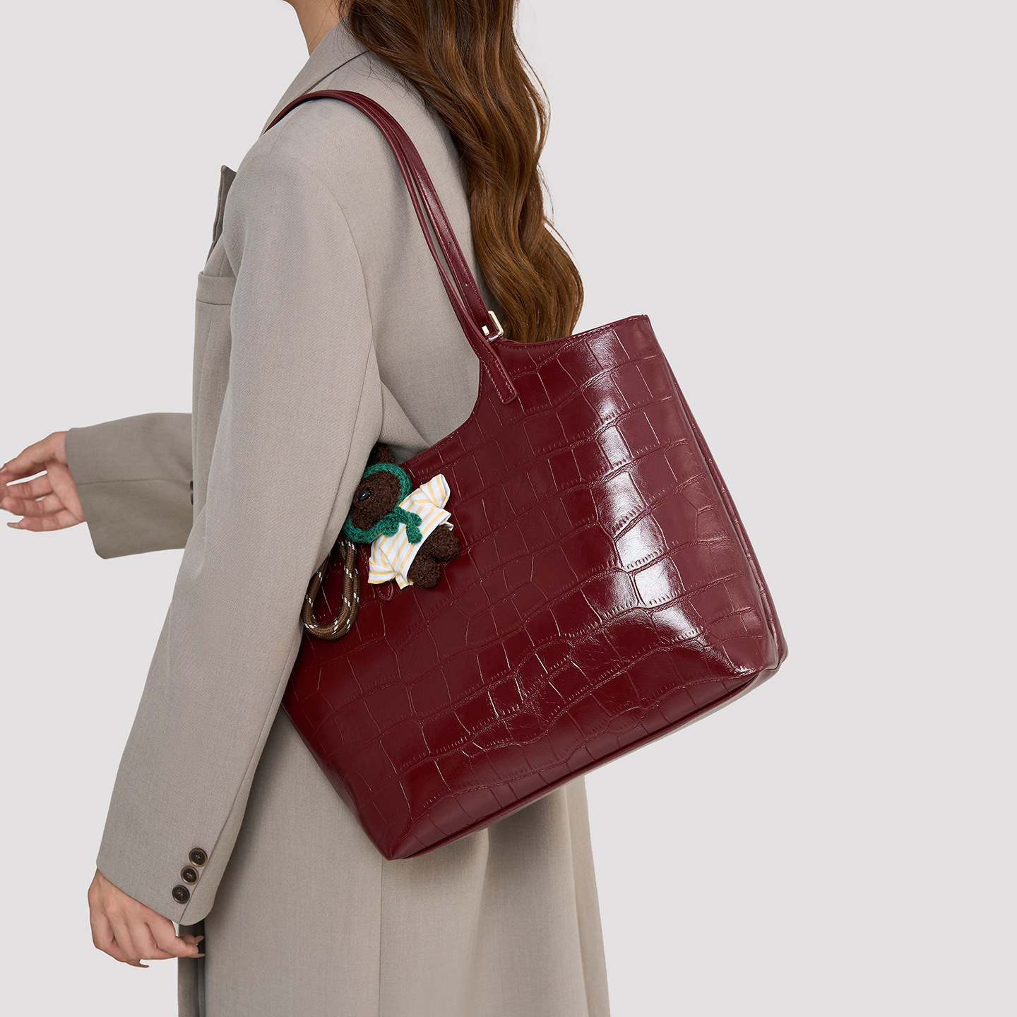 Bolso de mujer 2026 nueva gran capacidad de alta calidad sensación de viaje al trabajo bolso de hombro de moda versátil bolso de mujer