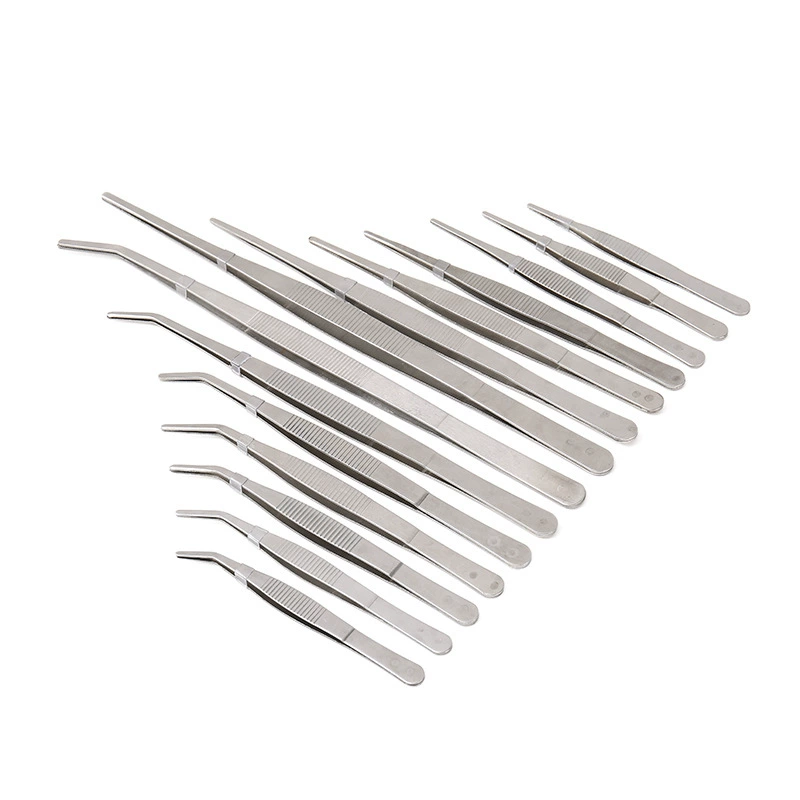 Толстая 403 Нержавеющая сталь пинцет мульти-технические характеристики круглая головка водяной травы повязка большой пинцет прямая головка колена инструмент зажим