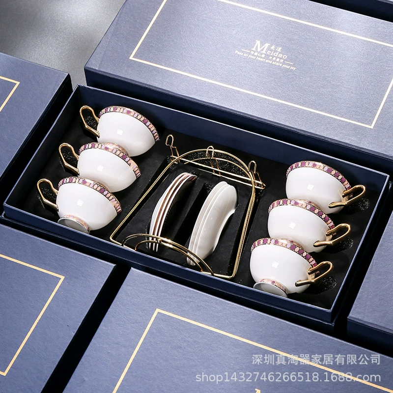 美道 Coffee high-end sophisticated afternoon tea, tea set, with gem