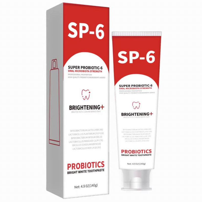 Sp-6 益生菌牙膏去口臭去牙渍亮白口Sp6 Probiotic Toothpaste|undefined
