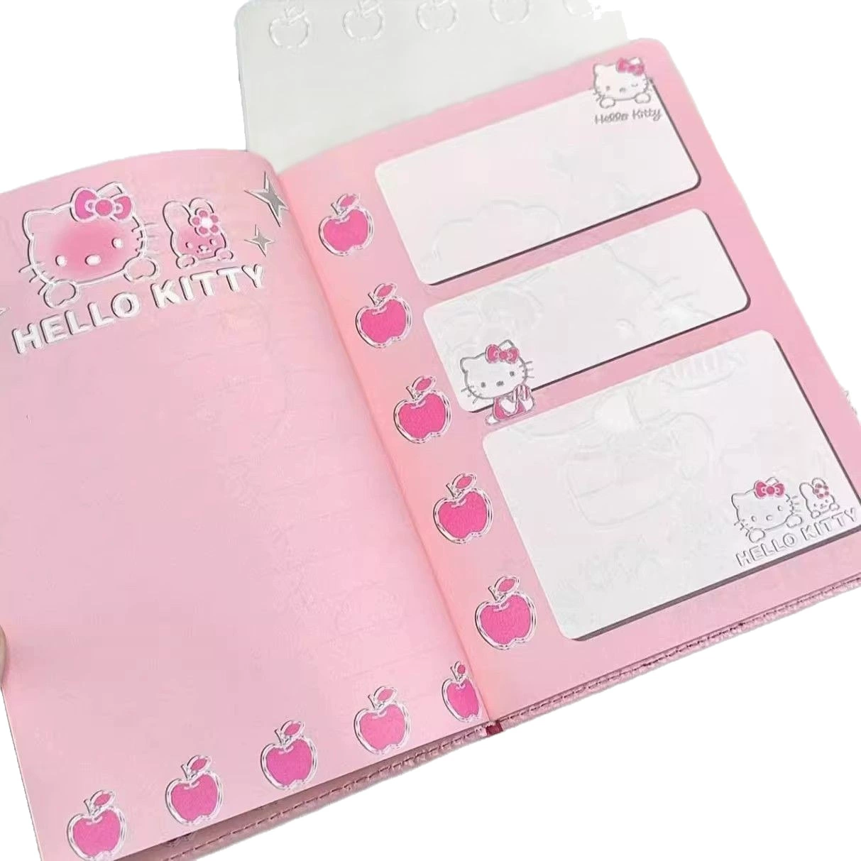 Hello kitty, high quality cute laptop, polyurethane notebook, increased thickness