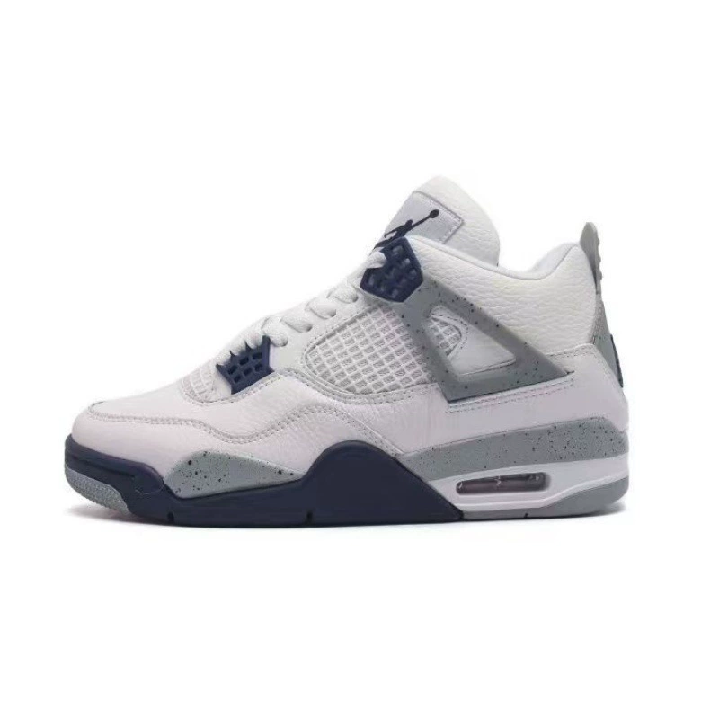 Путиан чистые оригинальные AJ4 Shock воздухоподушка спортивные кроссовки Парижский университет синий Joe 4 мужские кроссовки женские кроссовки износостойкая воздухоподушка баскетбольные кроссовки