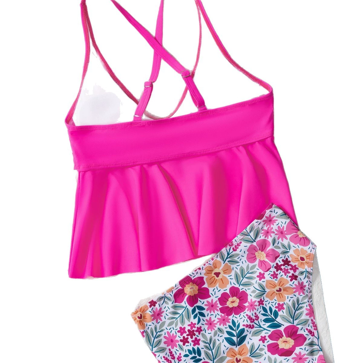Colored swimwear, beach set, European style