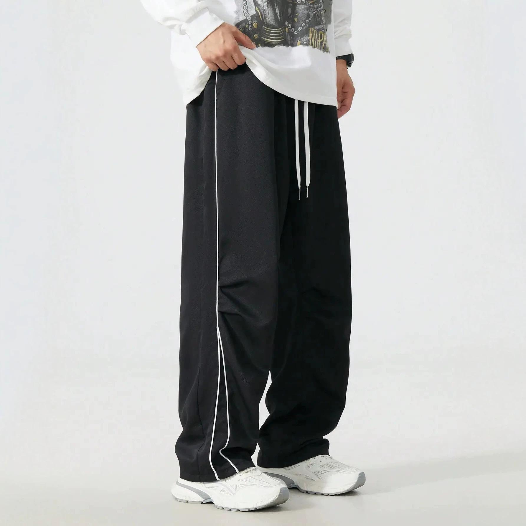 Wholesale summer men's 26 sports pants, quick-dry casual pants, outdoor striped straight-leg casual pants from the source manufacturer