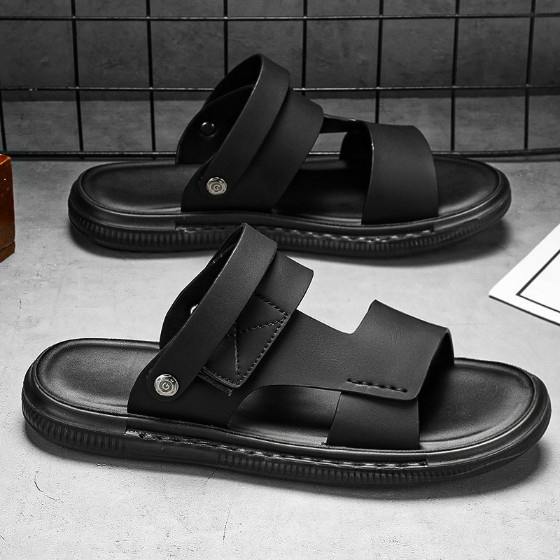 Sandalias para hombres de verano nuevos zapatos de playa deportivos casuales para hombres dos usuarios de zapatillas versátiles