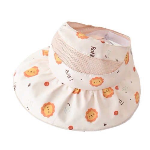 Baby Sun Hat Summer Thin Model Unisex Children's Visor Wide Brim Sunshade UV Sun Hat Bowl Hat Cute Baby